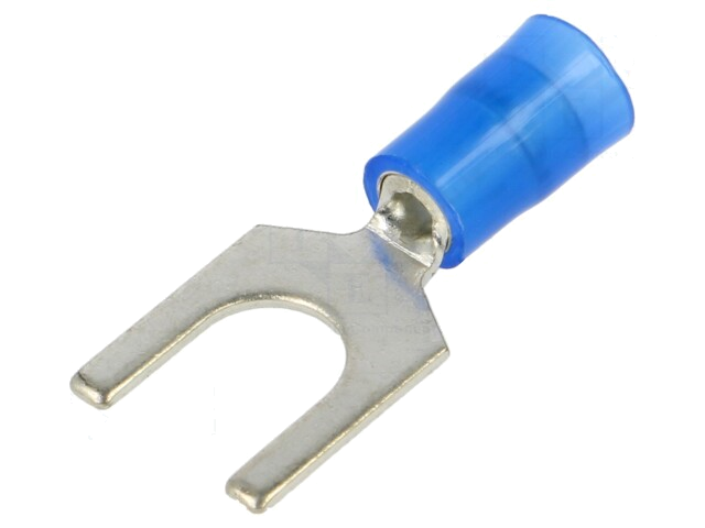 Uiteinde: vork; Ø: 6mm; 1,5÷2,5mm2; klemmen; voor draad; geïsoleerd Uiteinde: vork; Ø: 6mm; 1,5÷2,5mm2; klemmen; voor draad; geïsoleerd